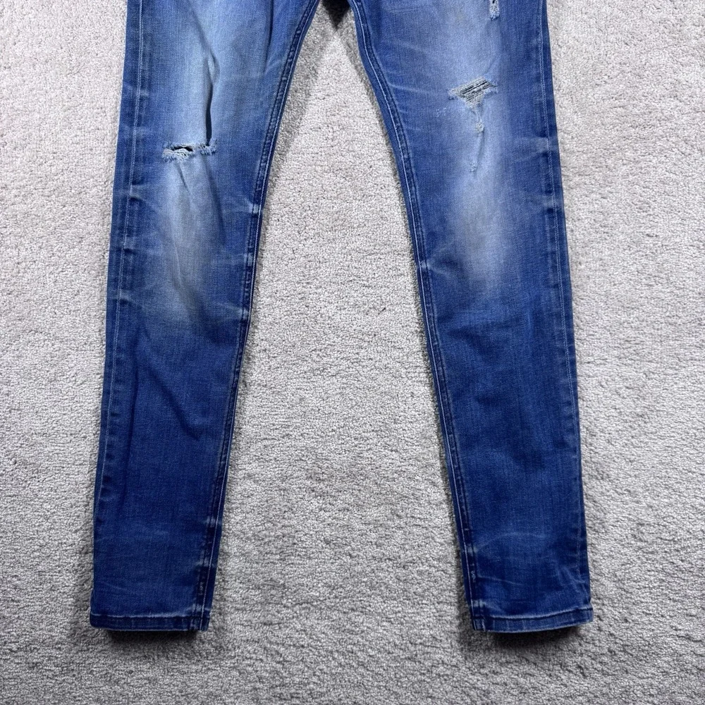 Diesel Jeans Mens 29x32 Blue TEPPHAR Slim Carrot Stretch Denim Made in Italy‎